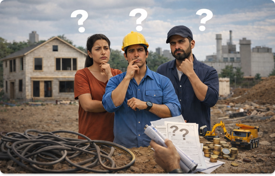 Construction planning problem