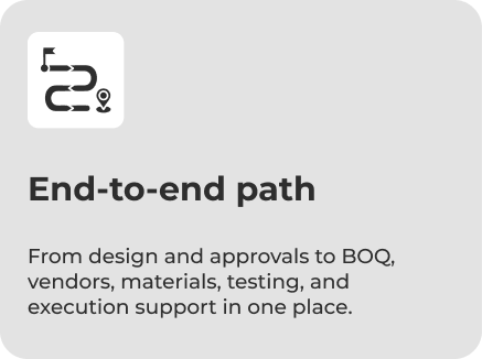 End-to-end path