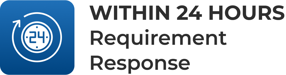 Within 24 Hours - Requirement Response