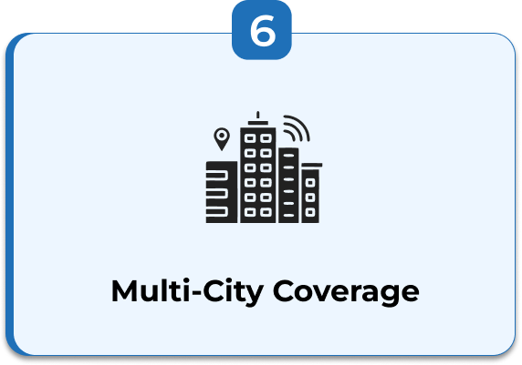 Multi-city contractor coverage