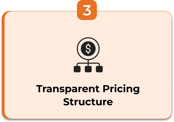 Transparent pricing