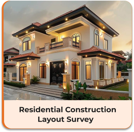 Commercial construction layout survey